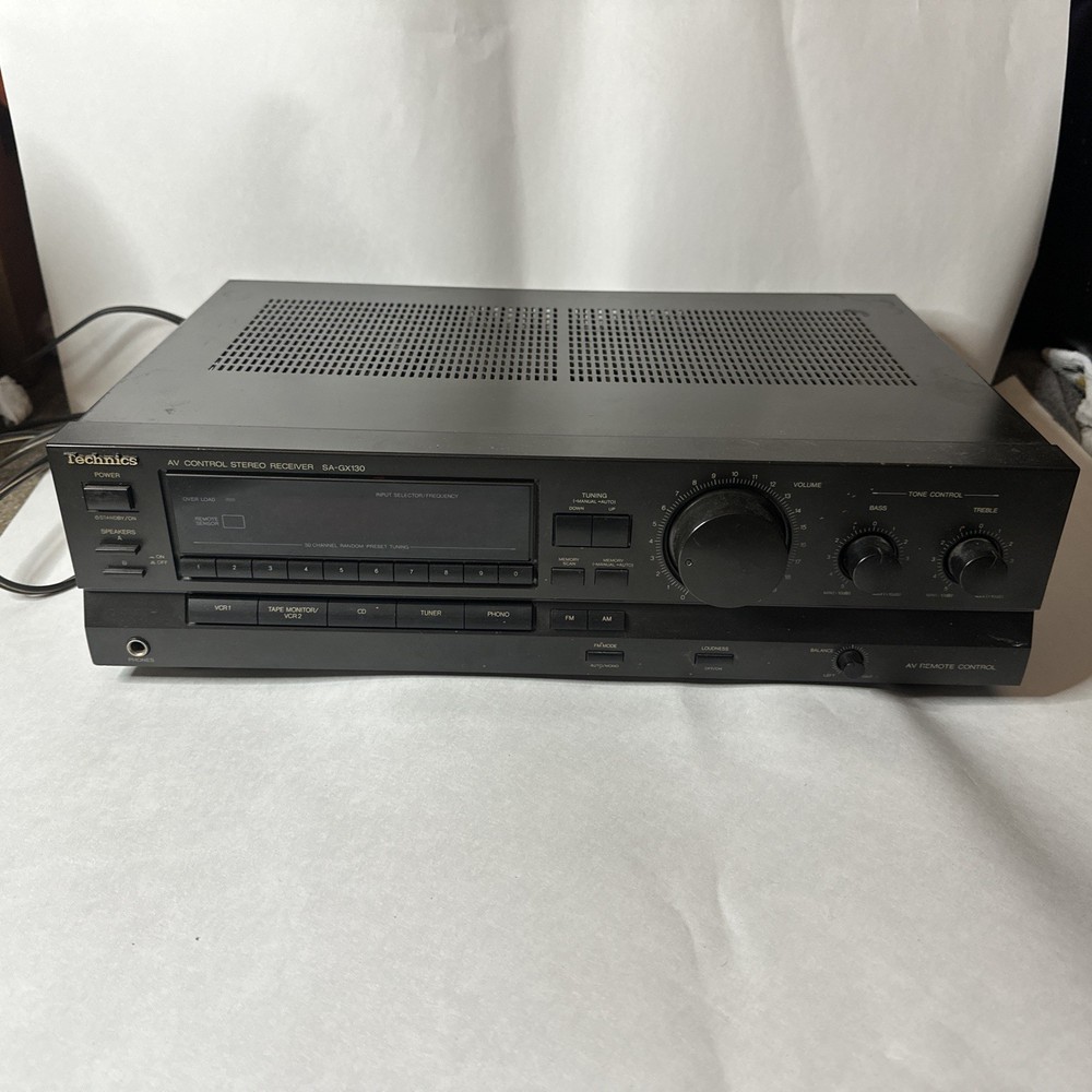 VTG Technics SA-GX130 Receiver Tested & Working Clean Phono