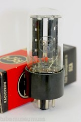 1950s NOS RCA 5Y3GT BLACKPLATE Rectifier D Getter NIB OVP AMPLITREX TESTED L@@K!