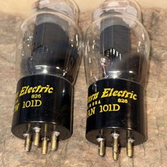 Matched Pair Western Electric JAN 101D Mil Spec Tubes Same Date Code NEW IN BOX