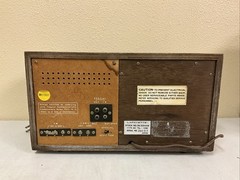 Lafayette AM/FM Plug in Wood Cabinet Tabletop Radio 99-35644W Japan