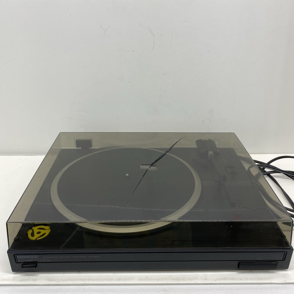 Kenwood KD-291R Belt Drive Automatic Return Turntable Read Description