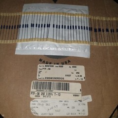 NOS DALE PTF-56 250R 0.05% 10ppm EXTREMELY HIEND RESISTORS FOR AUDIO! 10pcs!