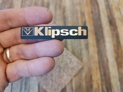 Original Klipsch Metal Speaker Emblem Badge Logo /from Kg Series / 2 Avail.