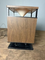 Vintage 60S 70S Single Speaker Circle Of Sound Square Cube