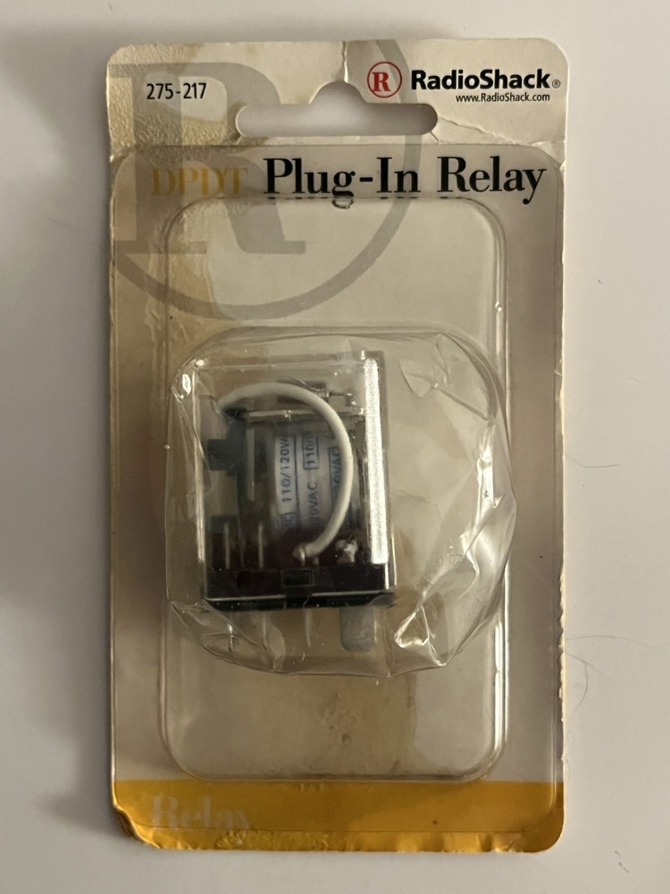 Radio Shack DPDT Plug-In Relay 275-217 Tandy Archer 🔥NEW NOS💥