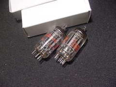 ZENITH 12AX7A TUBE PAIR (box plate US-made NOS tested) ***