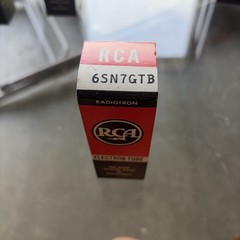 RCA 6SN7GTB BLACKPLATE NOS/NIB VACUUM TUBES