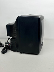 Vintage 1998 Sharp 13K-M100 13″ CRT TV Front Inputs Retro Gaming w Remote Cables