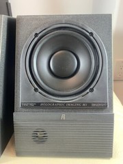 Acoustic Research Holographic Imaging M1 Speaker Grill Covers Black Fabric Sewn