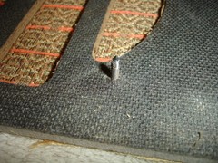 Vintage Tweed Speaker Covers from 1960s Magnavox Console approx 16×8