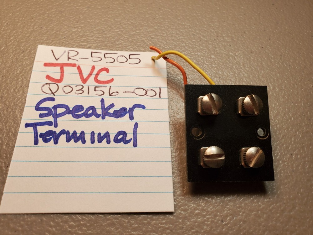 📈 JVC ⚡️ Q03156-001 SPEAKER TERMINAL ⚡️ VR-5505 STEREO RECEIVER