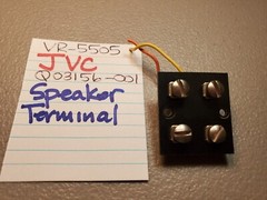 📈 JVC ⚡️ Q03156-001 SPEAKER TERMINAL ⚡️ VR-5505 STEREO RECEIVER