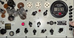 (1) 1950s Blackplate 12AX7 Tubes By Canadian Marconi/GE Tested On TV7-D/U Tester
