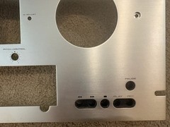 * OEM PART * PIONEER RT-701 REEL TO REEL TAPE RECORDER FACEPLATE PART