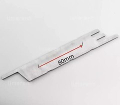 2PCS DIY For BOSE Aluminum logo badge replacement piece 204mm x 27mm