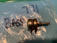 Sansui 771 Stereo Receiver Parting Out Bass Potentiometer