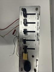 Vintage Car Audio Bundle Audiovox 8Track Player AMP600 Rondo GE-5000 EQ Untested