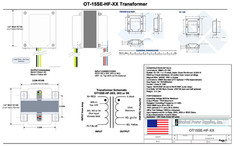 Pair of OT15SE-HF-2K5UL SE HiFi Output Xfmr 2K5 x 4/8Ohm 40%UL 65mADC