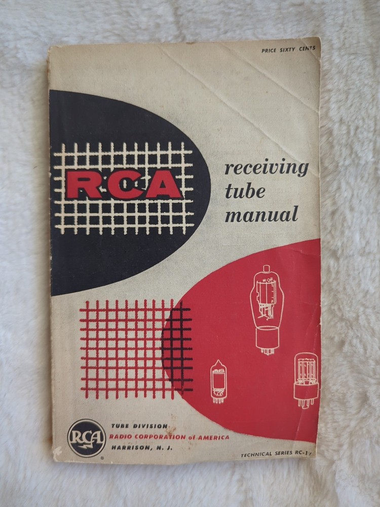 Vintage 1954 RCA Receiving Tube Manual SC Technical Series RC-17