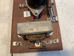 Custom Tube Amp Breadboard Project Amperex 6K6 6SC7 Cumaru Wood Base