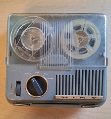 MINY O.M.G.S. Transistor Tape Recorder For Parts Or Restoration