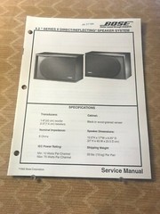 ORIGINAL BOSE-4.2 SERIES II DIRECT/REFLECT. SPEAKER SYSTEM-SERVICE MANUAL D1195