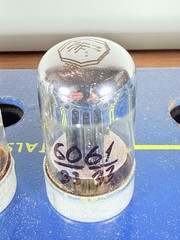 Matched Pair Sylvania 7F7 Sub 6SL7 Tested Like NOS Balanced Tube