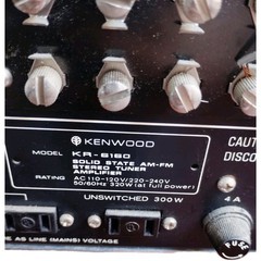 🔥Kenwood KR-6160 Vintage Stereo Receiver – BEAUTIFUL CABINET Nice Sound
