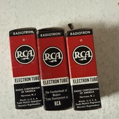 Vintage NOS RCA Radiotron (3) GE (2)3AL5 Vacuum Electron Tube Lot of 5 Tu5