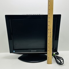 Sharp Liquid Crystal TV LC-15SH7U 15 Inch LCD TV Retro Gaming With Remote Tested