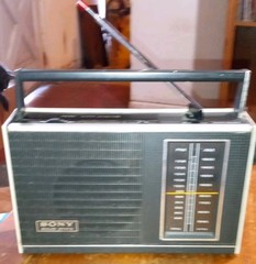 Vintage Sony AM/FM Radio 2 Band Receiver TFM-7100W Tested! Made In Japan