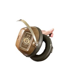 Koss K-6 Stereo Headband Headphones Brown Ear-Pad 1970s Double Earpieces