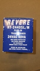 Revere RT-2440SL/M Plug-In Transformer 24VAC 40VA