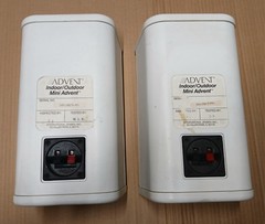 Vintage ADVENT Indoor Outdoor Mini Advent Speakers Works Great