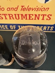 Match Pair Bell & Howell Sylvania 6L6G Dark ST Glass Tubes TV7&Maxi Test ANOS I
