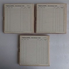 REALISTIC Recording tapes, 1800 ft. MYLAR, Reel to Reel. lot of 3. 7″
