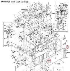 Teac Replacement Feet 3340 3300 3440 A-2300SD 2300SX 2300 2340 A-1250 50277980