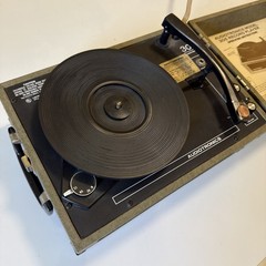 Vintage Audiotronics Model 305 Record Player Turntable Working 33/45/78 RPM