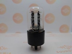 1x Philips 6SN7GT Bottom Rectangle Getter –Orig. Box and Paper- Holland 60s –NOS