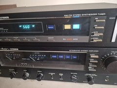 Fisher CA-880 Vintage Integrated Stereo Amplifier & Matching Tuner FM-660 Clean!