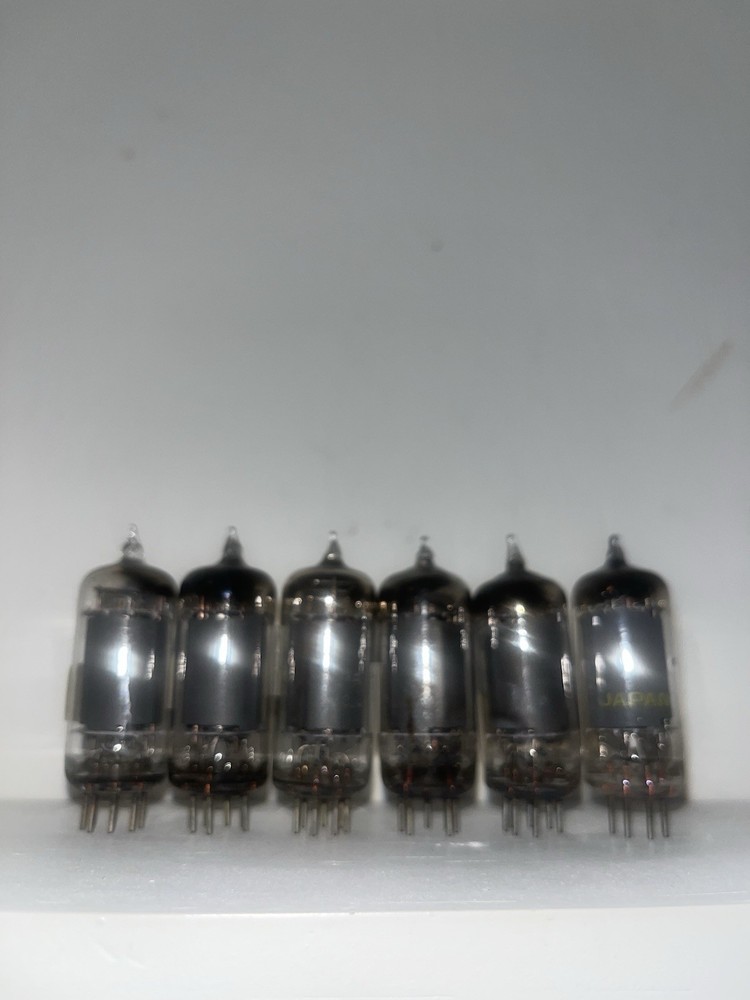 6 Unknown Brand 12BE6 Non Matching Tubes TV7 Good See Photos For Details