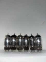 6 Unknown Brand 12BE6 Non Matching Tubes TV7 Good See Photos For Details