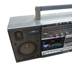 Aiwa CA-W2 Vintage Radio Cassette Boombox Stereo 100V Japan For Parts or Repair