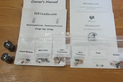 Crown D75a restoration kit repair service fix recap capacitor rebuild Amcron