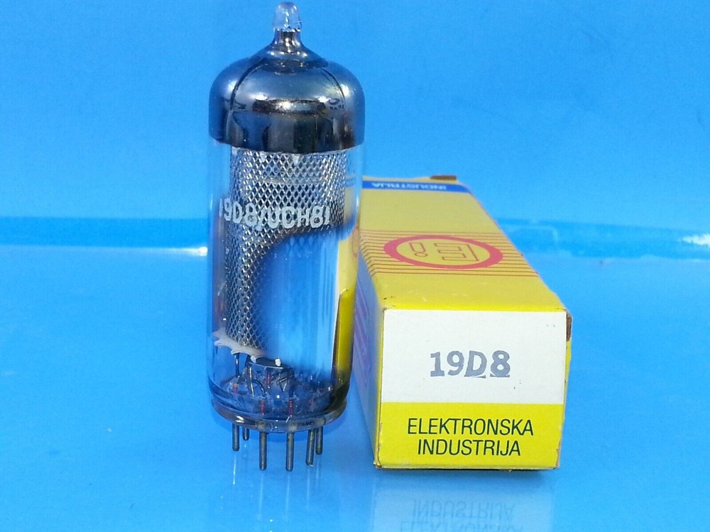 UCH81 EI 19AJ8 19D8 NOS NIB EI TUBE VALVE RADIO REPLACEMENT SPLIT TOP