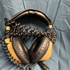 Vintage 70s Old School Realistic Nova 40 Headphones Over The Ear 👉Extension 👈