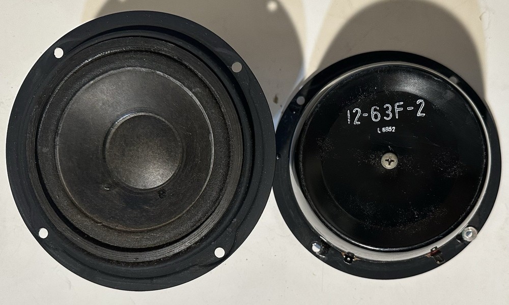1- Pioneer CS-77 Mid Range Driver Speakers 12-63F-2 Tested Works!