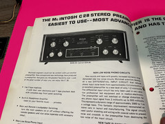 McIntosh Catalog about 1973 w/ MAC1700 & MAC1900 – NEW LOWER PRICE