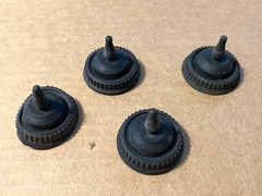 SET 4 Vintage Technics Turntable Isolation Foot Feet SL-B1 B20 B3 Record Player