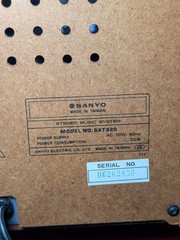 Vintage Sanyo GXT 220 Stereo Music System Turntable Cassette Repair Parts